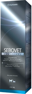 SEBOVET excellence Shampooing antipelliculaire et anti-séborrhéique pour chiens et chats 200ml