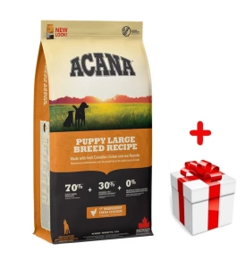 Acana Heritage Puppy Large Breed 17kg + Surprise gratuite pour chien