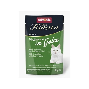 ANIMONDA Vom Feinsten Raffinesse poulet et gibier en gelée 85 g