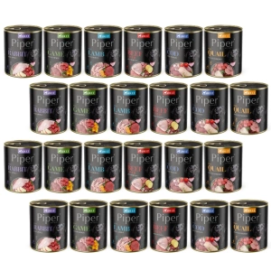 DOLINA NOTECI Piper pour chien Mélange de saveurs 24x800g