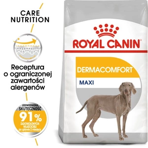 ROYAL CANIN CCN Maxi Dermacomfort 12kg croquettes pour chiens adultes, grandes races, à la peau sensible et sujette aux irritations.