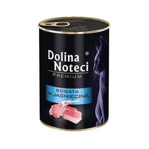 Dolina Noteci Premium pour chats riche en agneau 400g x6