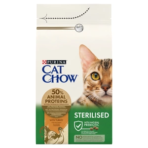 PURINA Cat Chow Nourriture stérilisée avec dinde 1.5kg