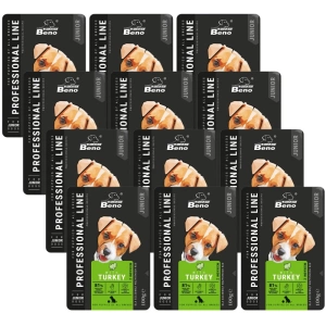 SUPER BENO Junior sachet pour chiots de toutes races à la dinde 12x100g