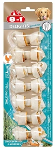 8in1 Delights Pro Dental Os à mâcher, saveur poulet, chez les chiens de races miniatures XS 7szt