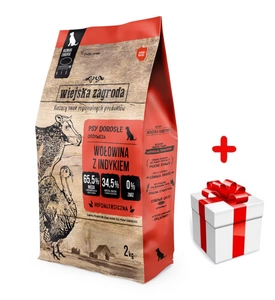 Rural Homestead Bœuf avec dinde 2kg + Surprise gratuite pour votre chien