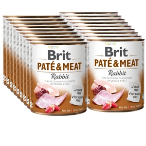 Brit Pate & Meat au lapin 18x800g