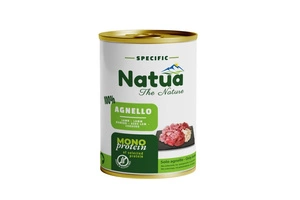 Natua (chien) - Boîte de 400 g - Agneau monoprotéiné spécifique