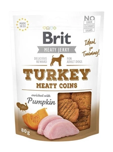 Brit Jerky Snack Turkey Meaty Coins 80g x5