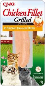 INABA Filet de poulet pour chats - Poulet dans un bouillon de poulet 25g x6