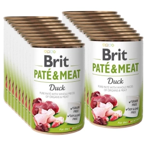 Brit Pate & Meat avec du canard 18x400g