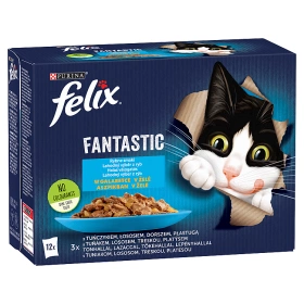 FELIX Fantastic Saveurs de poisson en gelée : 12x85g