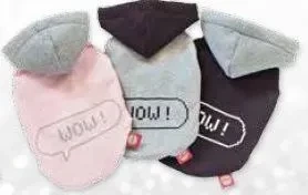 Sweat Chien Puce Wow Noir M