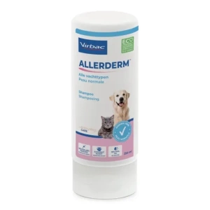 Virbac Allerderm shampooing pour peau normale pour chiens et chats 250 ml