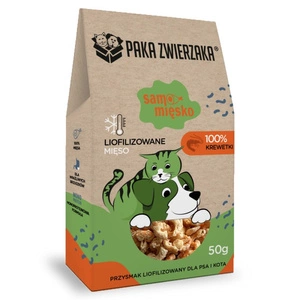 Paka Zwierzaka Crevettes pure viande lyophilisées 50 g