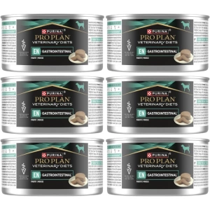 PRO PLAN Veterinary Diets Croquettes pour chien Canine EN Gastro-intestinal Mousse 6x195g