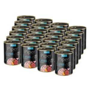 DOLINA NOTECI Piper pour chiens agneau avec carottes 24x800g