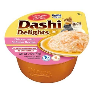 Inaba DASHI aliment complémentaire pour chats - poulet et saumon 70 g