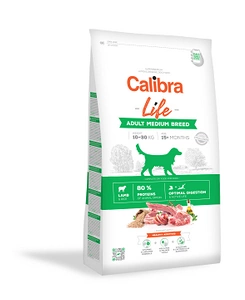 Calibra Dog Life Adult Medium Lamb 12 kg+Surprise gratuite pour chien