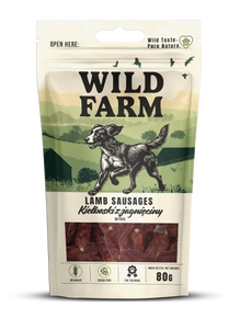 WILD FARM saucisses d'agneau 80 g friandise pour chien