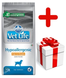 Farmina Vet Life Canine Hypoallergenic Fish&Potato 12kg+Surprise