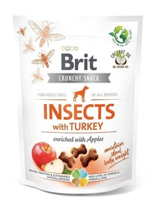 Brit Care Dog Crunchy Cracker Insects Rich In Turkey 200g  x10