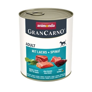 ANIMONDA GranCarno Adulte pour chien : Saumon + Epinards 800g