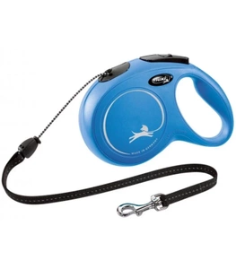 FLEXI New Classic M 8m laisse automatique bleue