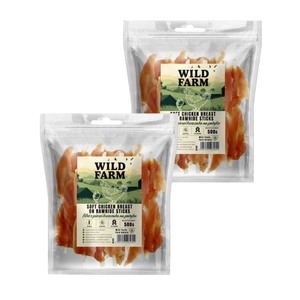 WILD FARM Filet de poulet sur bâtonnet 2x500g