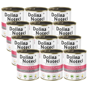 Dolina Noteci PREMIUM riche en veau avec des pois verts 12x800g