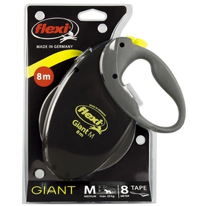 Flexi Giant Laisse Ruban M 8m Jusqu'à 25kg Néon+ Surprise gratuite pour chien