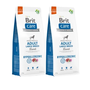 BRIT CARE Dog Hypoallergenic Adult Large Breed Lamb 2x12kg