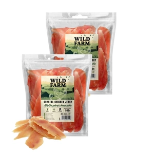 Friandise pour chien WILD FARM au blanc de poulet tendre 2x500 g