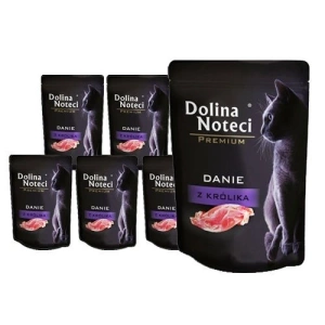 Dolina Noteci Premium pour chats Plat au lapin 10x85g