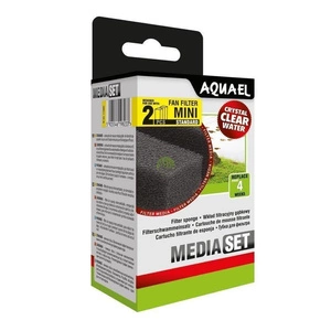 AQUAEL Filtre en éponge pour ventilateur Mini Plus MediaSet 2pcs