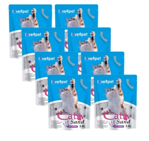 Silicone Cat Litter Sand Lavender 8x3.8l