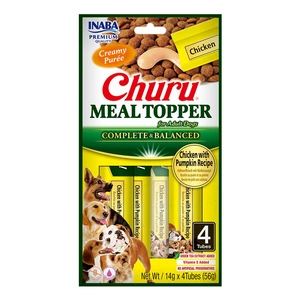 INABA Repas pour chien Recette Poulet et Citrouille 4x14 (56g)