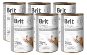 Brit Green Free Veterinary Diet Dog Joint & Mobility Hareng aux petits pois 6x400g