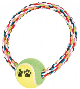 Trixie balle de tennis sur une corde x2