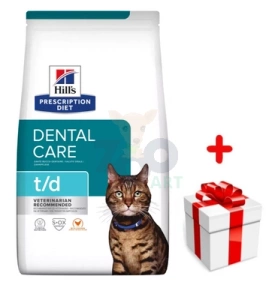 HILL'S PD Prescription Diet Feline t/d 3kg+Surprise