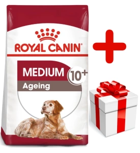 ROYAL CANIN Medium Ageing 10+ 15kg+Surprise