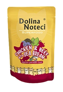 Dolina Noteci Superfood Poulet et boeuf avec Cabillaud 85g