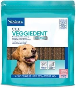 Virbac Veggiedent Fresh Mâchoires L (>30kg) 15pcs