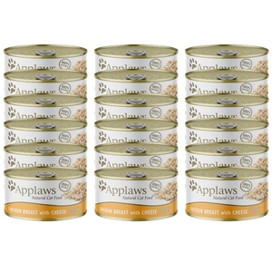 APPLAWS Blanc de poulet au fromage dans le bouillon 24x70g