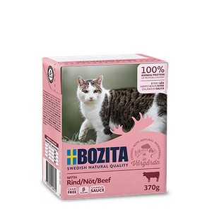BOZITA Bœuf en sauce pour chat 370g x6