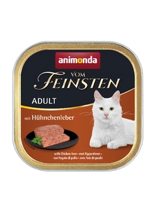 ANIMONDA Vom Feinsten Classic Chat avec foie de poulet 100g