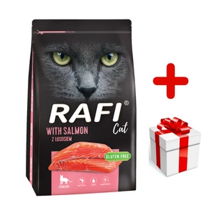 Dolina Noteci Rafi Cat Croquettes pour chats stérilisés au saumon 7kg Surprise