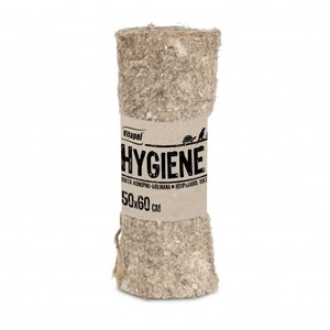 VITAPOL Hygiene+ Tapis en chanvre avec laine pour rongeurs et lapins 50 x 60 cm