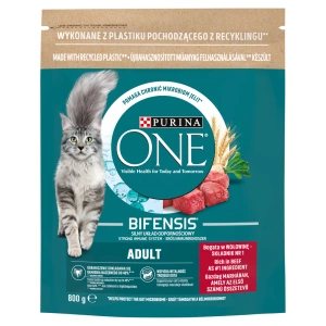Purina One Croquettes pour chat adulte au boeuf 800g