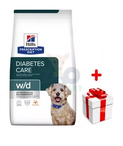 Hill's PD Prescription Diet Canine w/d 1,5kg +Surprise
